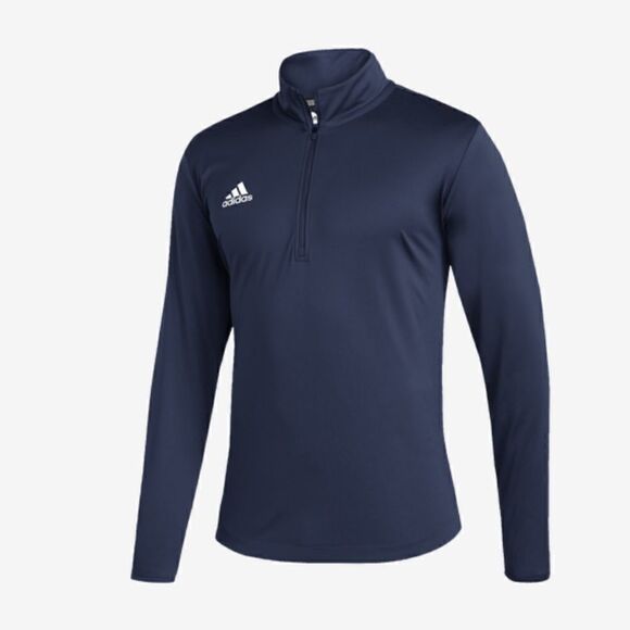 adidas Team Under The Lights L/S Knit 1/4 Zip in Tan Color - Picture 1 of 8